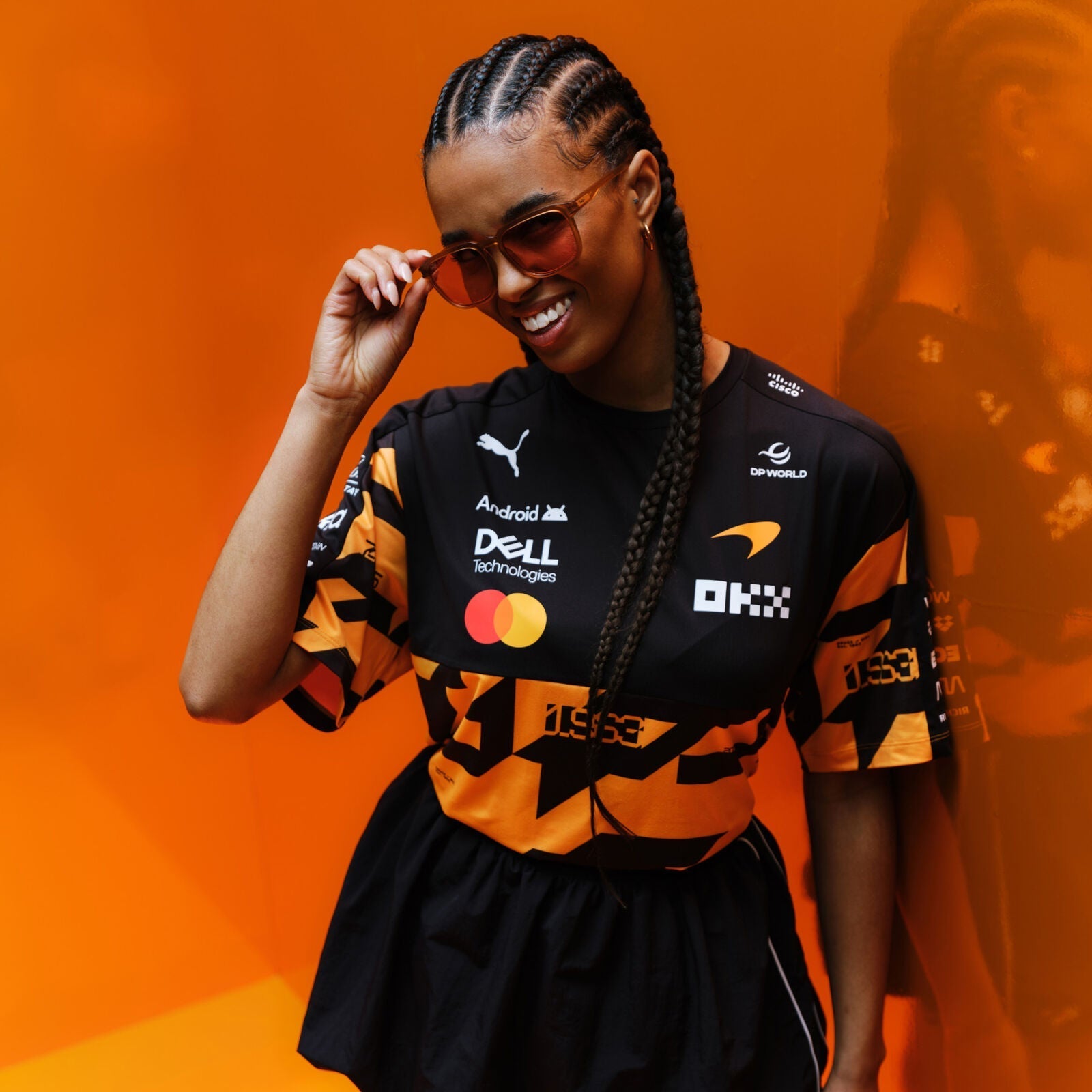 McLaren RP SE 1000th GP Tee - Papaya