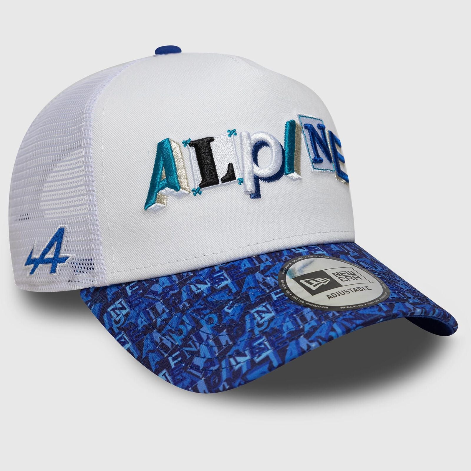 ALPINE FW AOP TRUCKER CAP - White