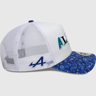 ALPINE FW AOP TRUCKER CAP - White