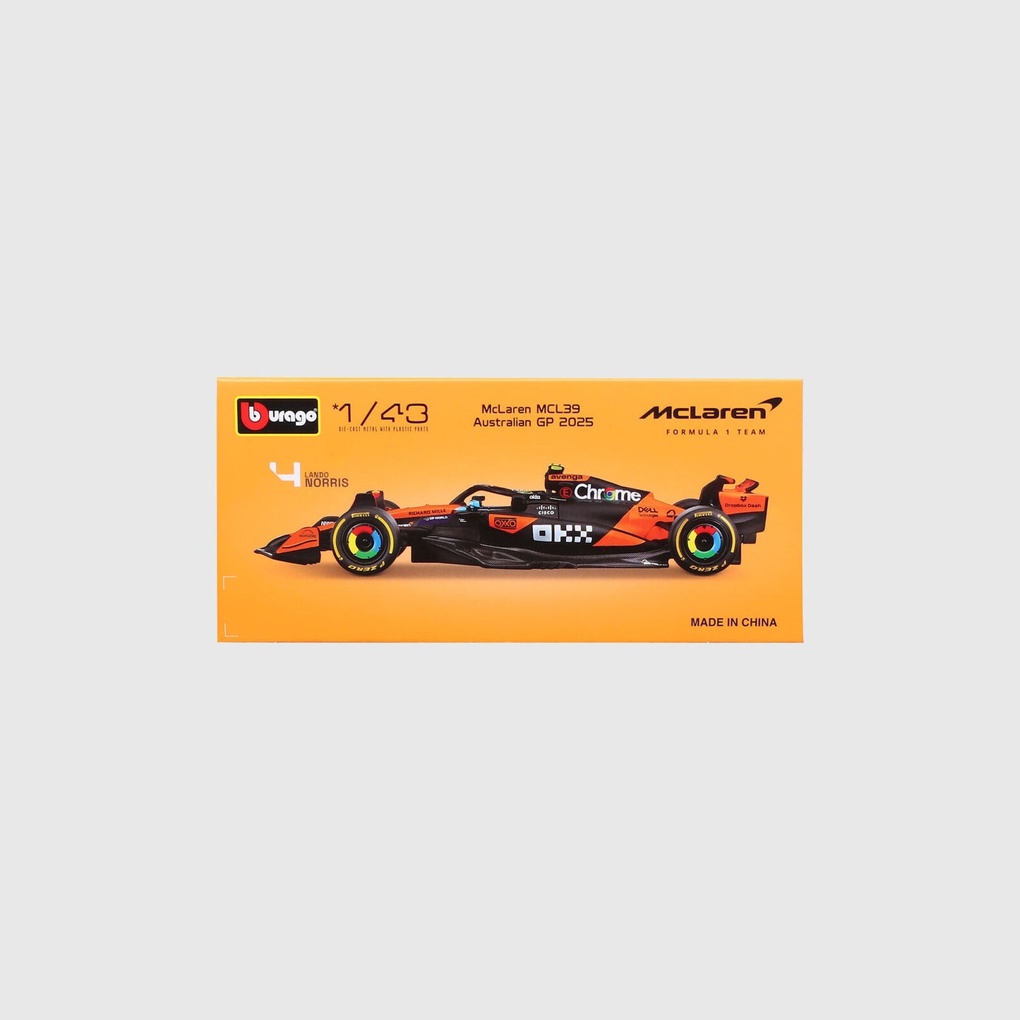 MCL LN MCL39 HC 1:43 CAR - Orange