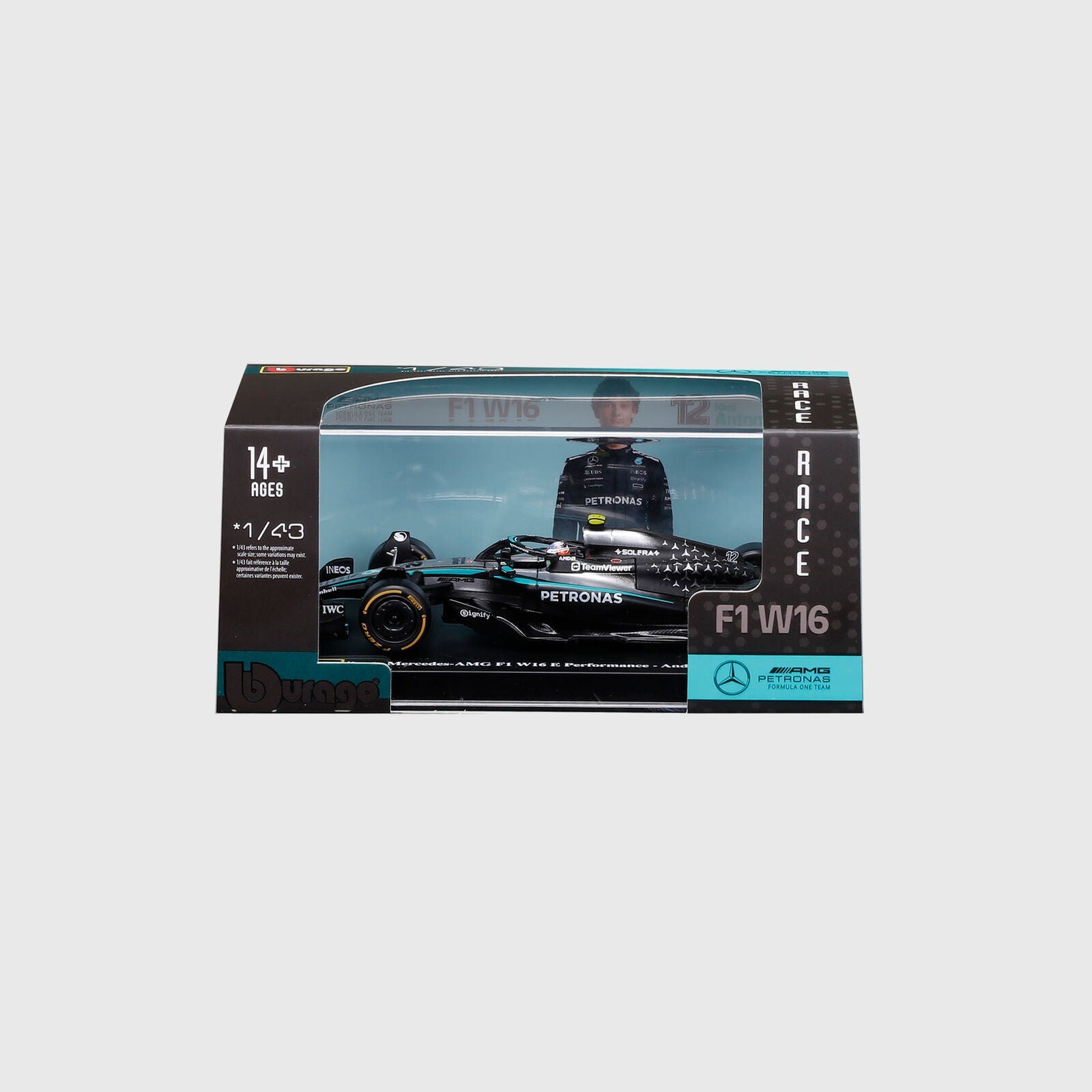 MAPF1 KA W16 HC 1:43 CAR - Silver
