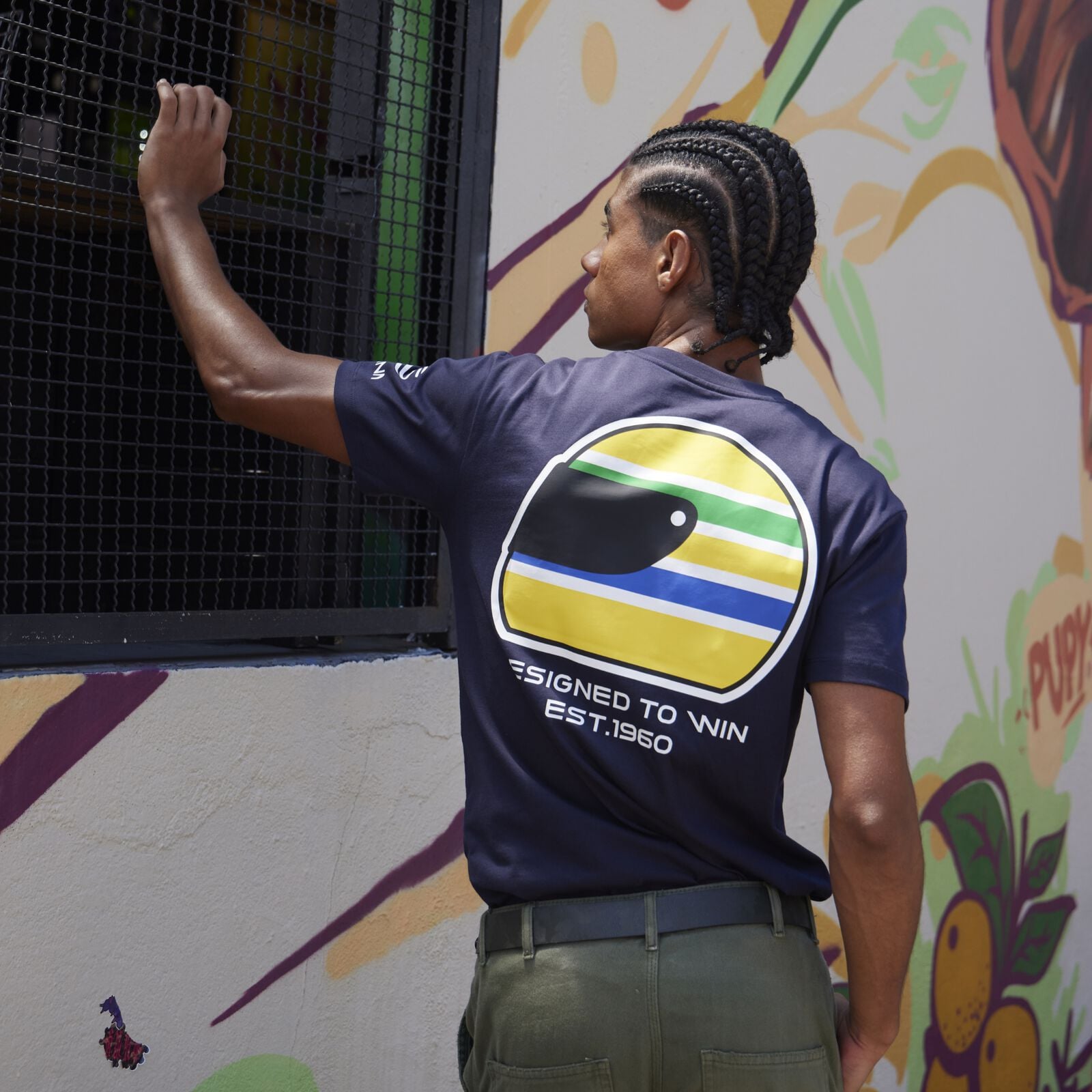 SENNA FW MENS HELMET TEE - Navy