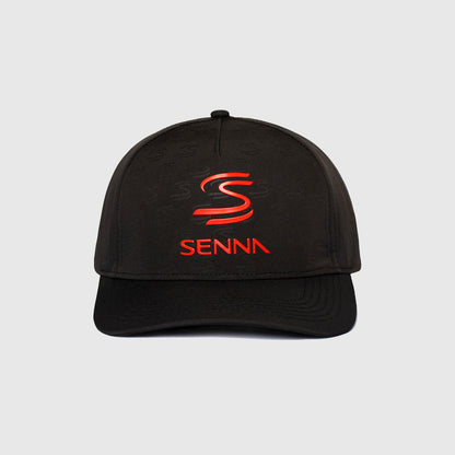 SENNA FW DEBOSSED CAP - Black
