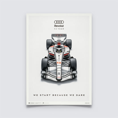 AUDI FW R26 2026 POSTER - Grey