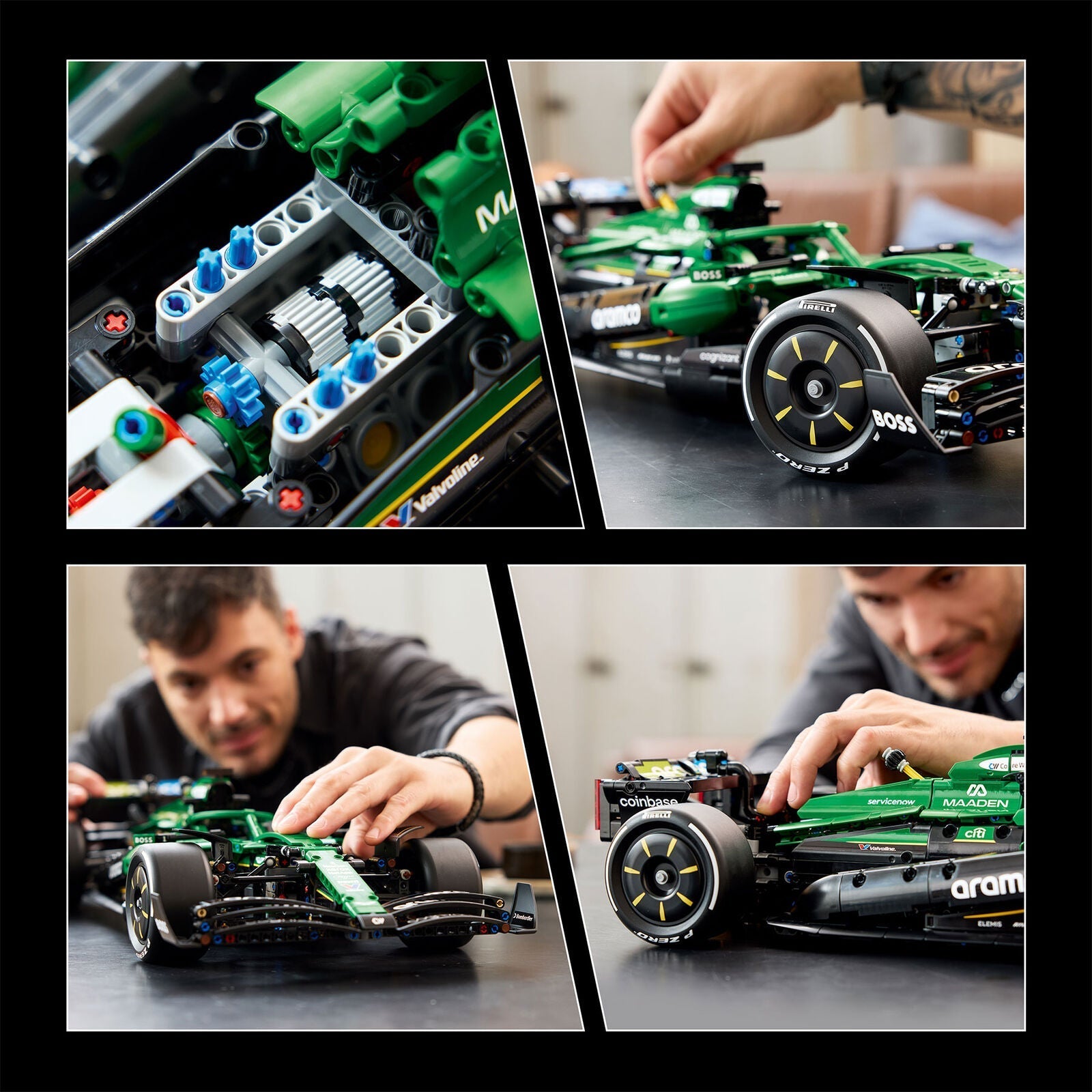 AMF1 AMR25 TECHNIC LEGO SET - Green