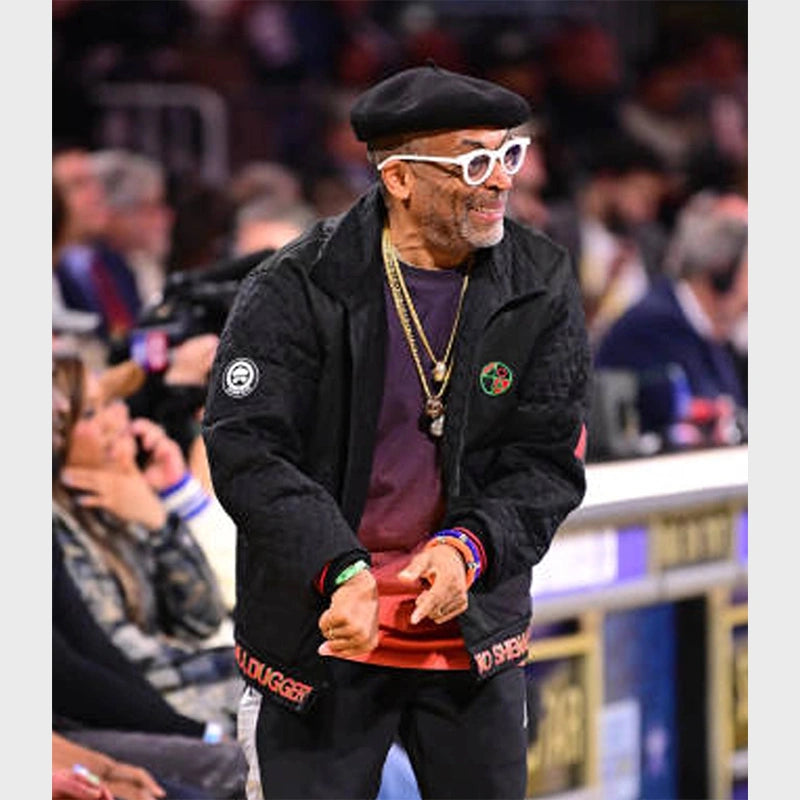 Spike Lee NBA All-Star Game Jacket Jacket unisex front product view | Dash Racegear — NBA All-Star Game Jacket – A Must-Have Inspired by Spike Lee