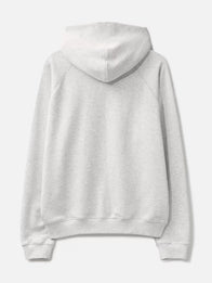 A.P.C. X Fragment Design Duck Hoodie Hoodie unisex detail view 2 | Dash Racegear — Grey fleece hoodie with minimalist design and duck artwork inspired by collaborative street fashion concept.
