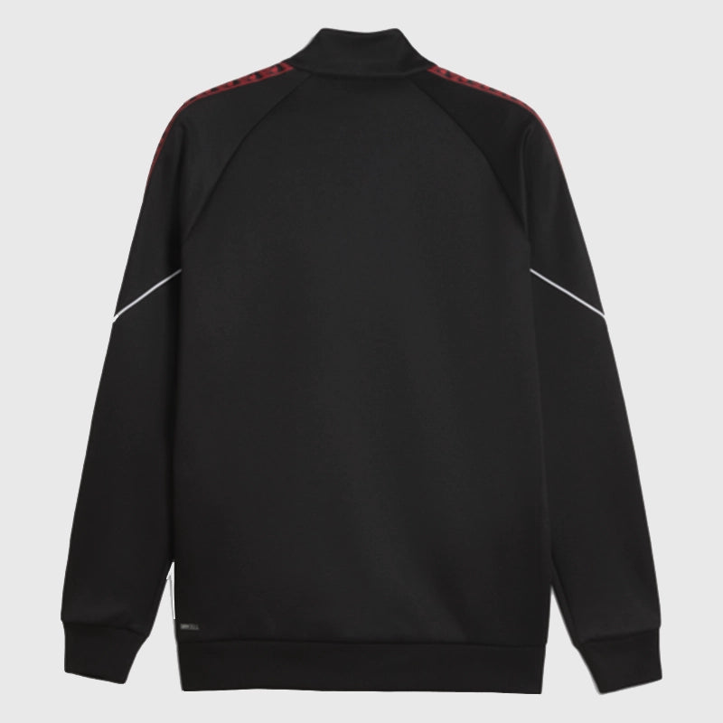 AC Milan KING Anthem Track Jacket Jacket unisex detail view 2 | Dash Racegear — Stand tall in red and black – the AC Milan KING anthem jacket