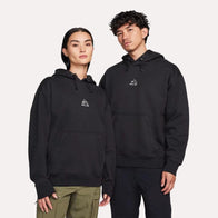 ACG Therma Fit Black Hoodie Hoodie unisex front product view | Dash Racegear — Nike ACG Therma-FIT Hoodie – Sleek Black Outdoor Gear