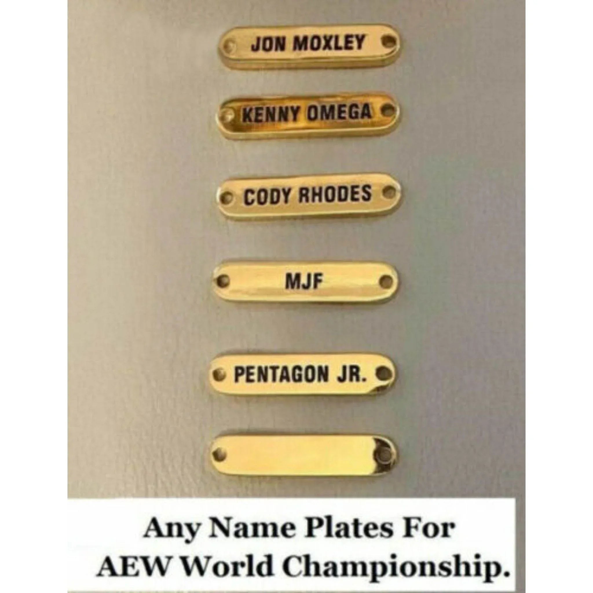 AEW Championship Inspired Belt - 7 | Dash Racegear