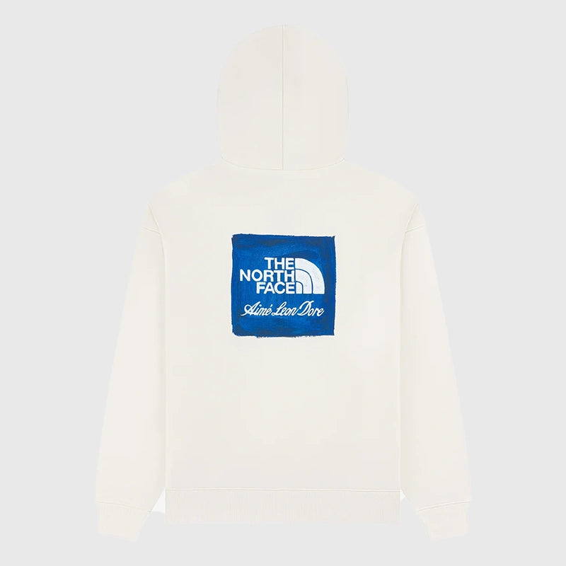 ALD x The North Face Hoodie Hoodie unisex detail view 2 | Dash Racegear — full back image of ALD x The North Face White Hoodie