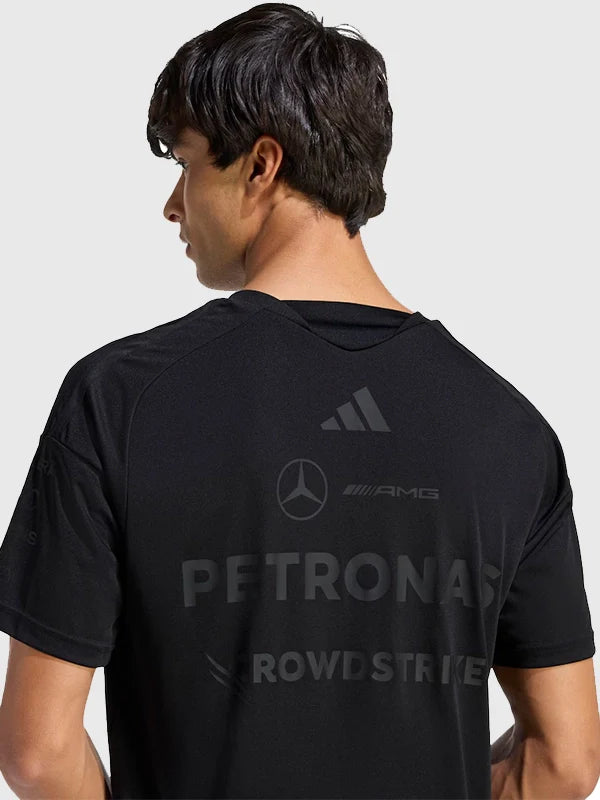 Mercedes-AMG Petronas F1 Team Night Driver T-Shirt Shirt unisex detail view 4 | Dash Racegear — 2026 Gap x Young Miko grey fleece hoodie in unisex fit, comfy and stylish for daily use.