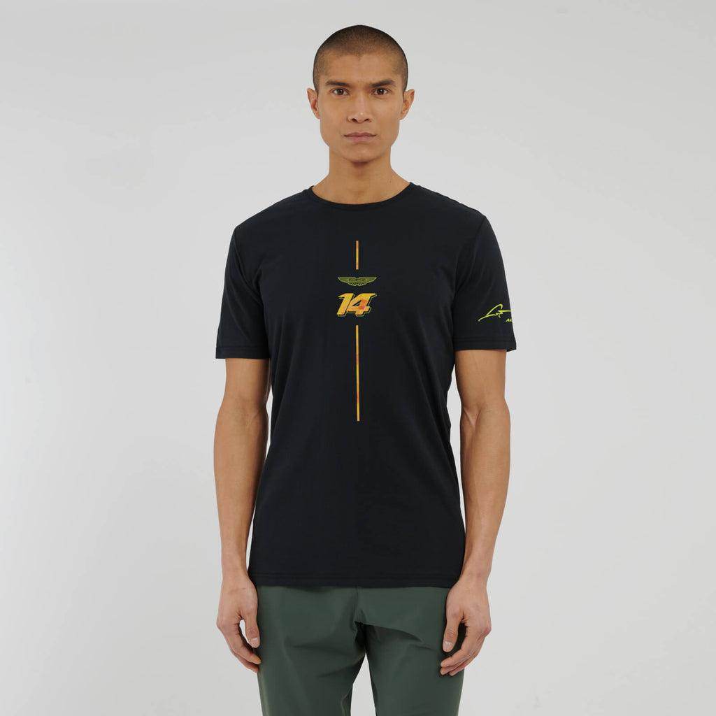AMF1 Fernando Alonso Limited Edition T-Shirt - Black - Dash Racegear Store