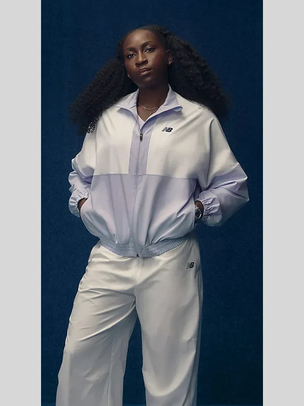 AO Coco Gauff Signature Melbourne Jacket Jacket unisex detail view 5 | Dash Racegear — Australian Open 2026 Coco Gauff Signature Jacket, athletic silhouette designed for fans staying comfortable before and after matches.
