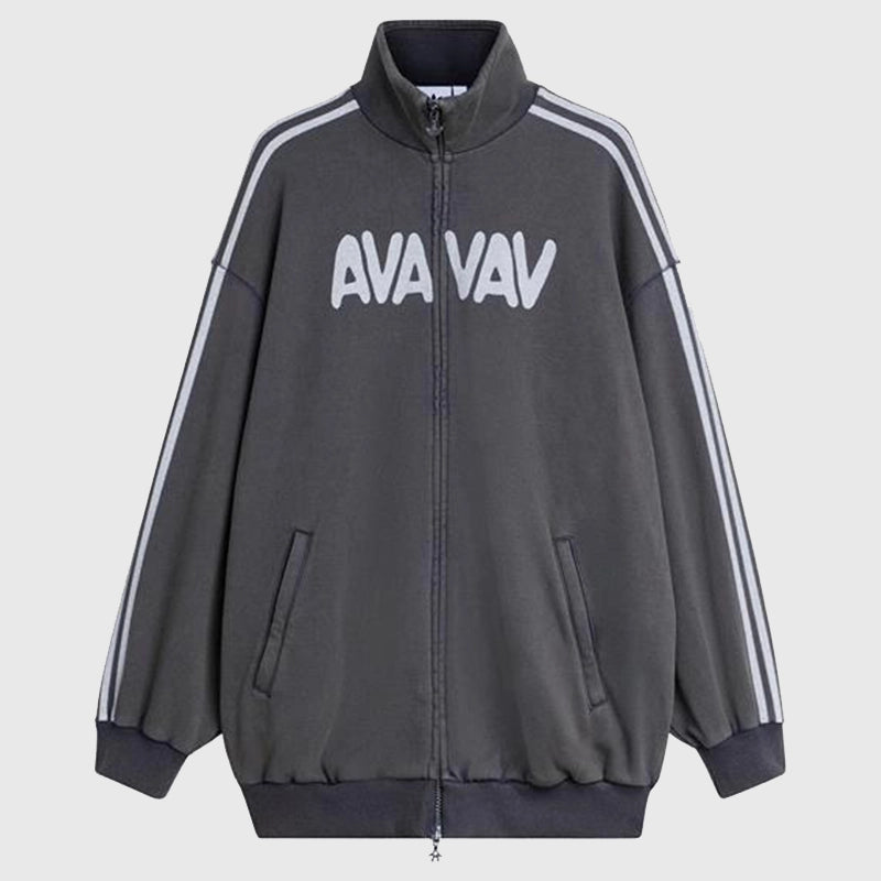 AVAVAV X Adidas French Terry Track Jacket Jacket unisex front product view | Dash Racegear — AVAVAV X Adidas French Terry Track Jacket Combining Comfort and Style