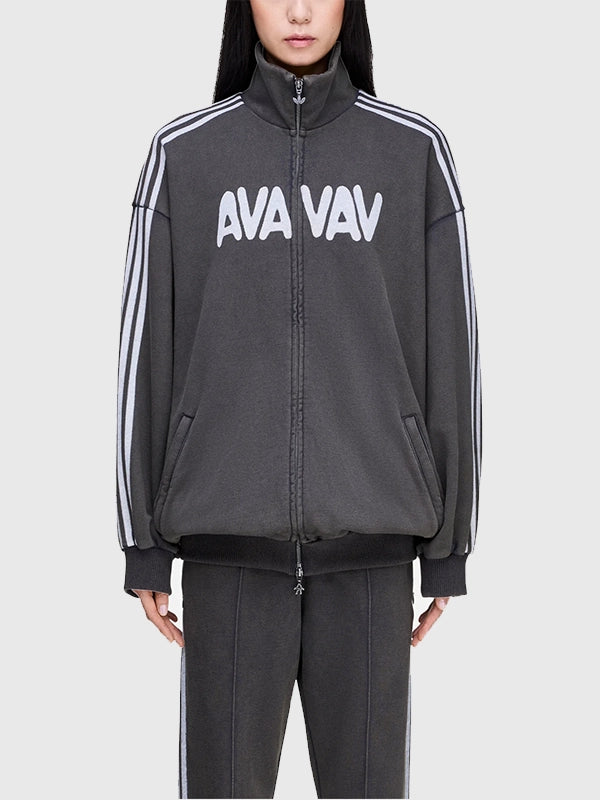 AVAVAV X Adidas French Terry Track Jacket Jacket unisex detail view 3 | Dash Racegear — Premium AVAVAV X Adidas French Terry Athletic Jacket