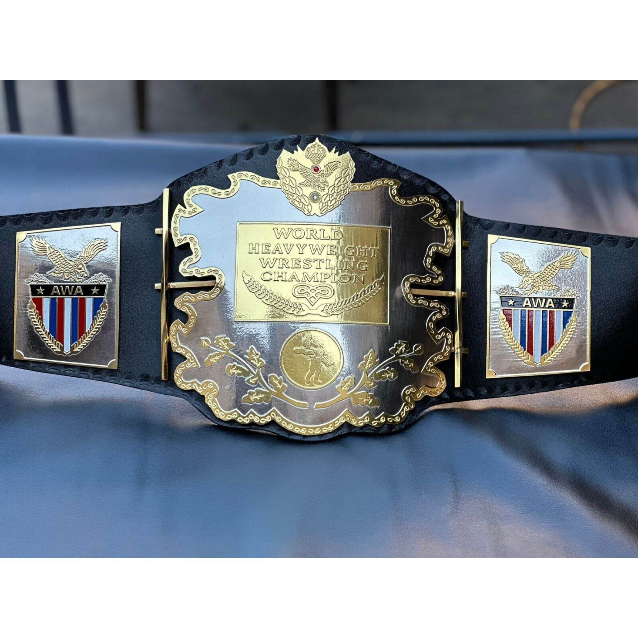 AWA World Heavyweight Championship Inspired Title Belt - 2 | Dash Racegear