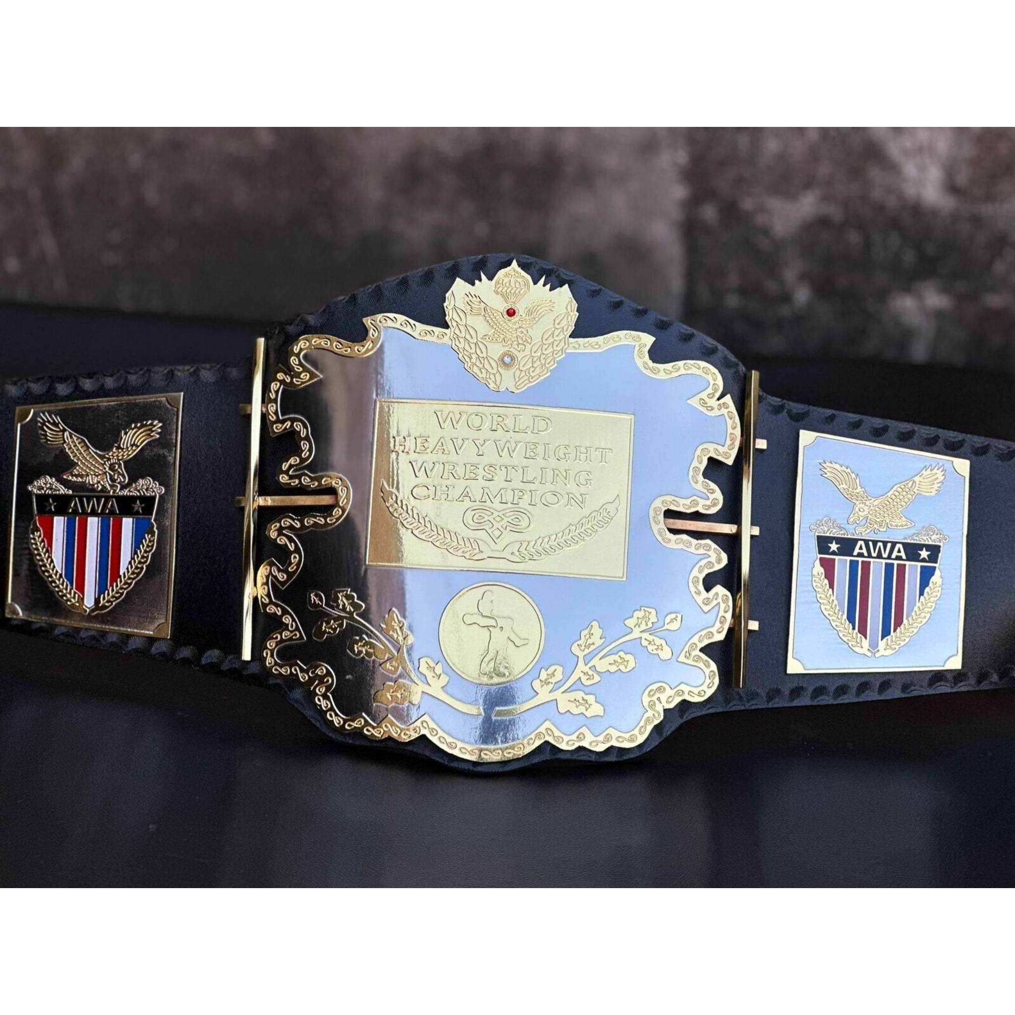 AWA World Heavyweight Championship Inspired Title Belt - 7 | Dash Racegear