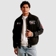 Abercrombie McLaren Varsity Jacket Varsity Jacket unisex detail view 3 | Dash Racegear — McLaren F1 Varsity Jacket by Abercrombie