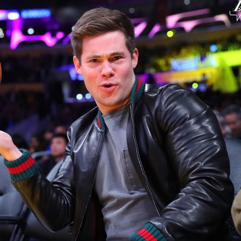 Adam Devine Gucci Jacket Jacket unisex front product view | Dash Racegear — Adam Devine in Luxury Gucci Designer Jacket