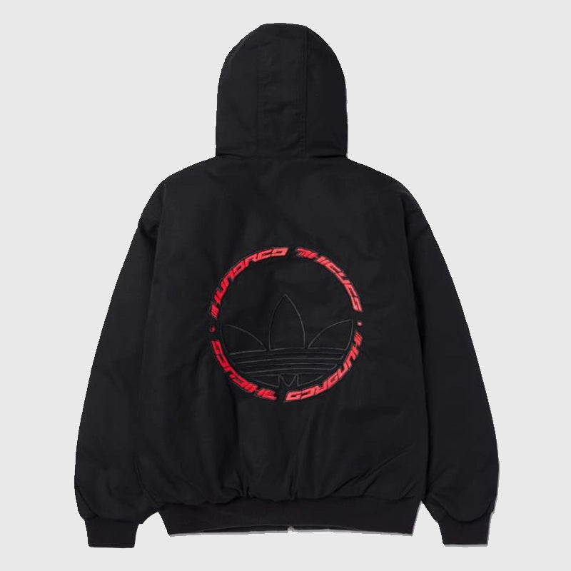 100 Thieves X Adidas Jacket Jacket unisex detail view 2 | Dash Racegear — adidas x 100 Thieves sporty lifestyle jacket