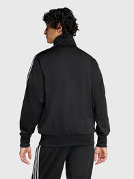 Lewis Capaldi Adidas Track Jacket Jacket unisex detail view 7 | Dash Racegear — Black Adidas Firebird jacket designed with a streamlined fit and versatile streetwear-inspired style.