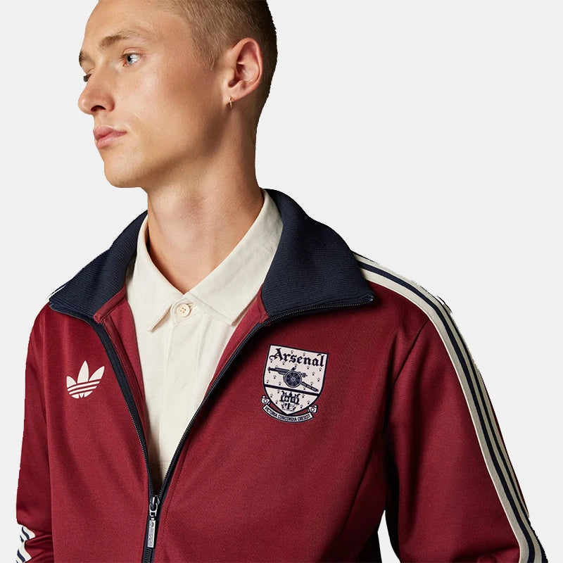 Adidas Arsenal Track Jacket Jacket unisex detail view 3 | Dash Racegear — Adidas Track Jacket – Arsenal-Inspired Design for Sports Fans
