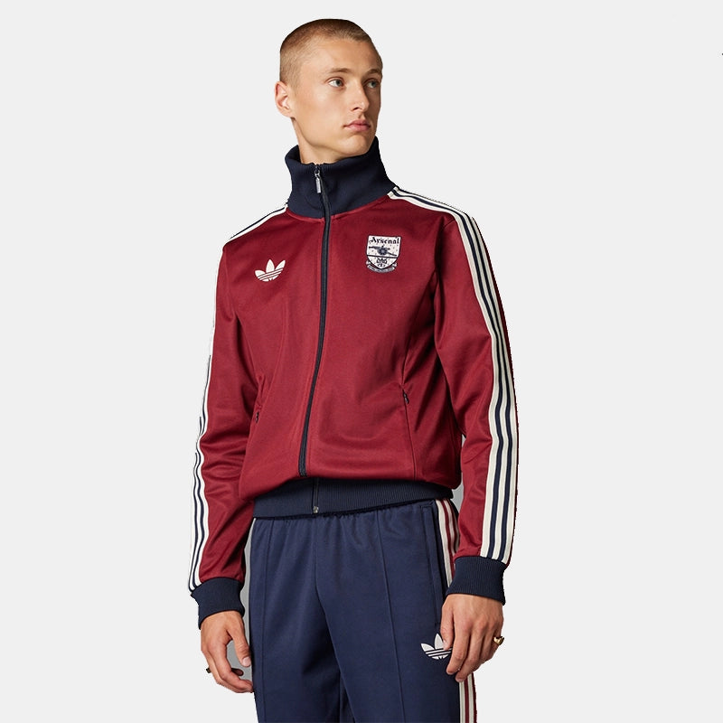 Adidas Arsenal Track Jacket Jacket unisex front product view | Dash Racegear — Adidas Arsenal Sports Jacket – Trendy Track Jacket for Fans