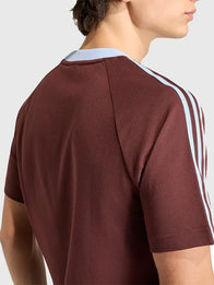 Aston Villa Adidas T-Shirt Shirt unisex detail view 4 | Dash Racegear — Brown Aston Villa Adidas graphic tee offering lightweight comfort for loyal fans.