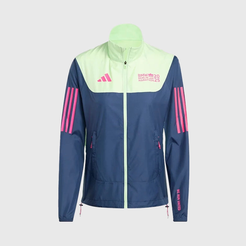 Adidas Berlin Marathon Jacket 2025 Jacket unisex front product view | Dash Racegear — Adidas Berlin Marathon Jacket 2025 for Runners