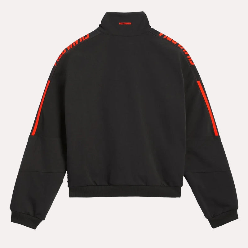 Adidas x Willy Chavarria 2025 Black Track Jacket Jacket unisex detail view 2 | Dash Racegear — Adidas Trackwear – Willy Chavarria Design Collaboration