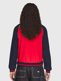 Adidas x Brain Dead x Disney Track Jacket Jacket unisex detail view 4 | Dash Racegear — Women's red Adidas track jacket from the Brain Dead x Disney collaboration crafted for comfort and standout style.