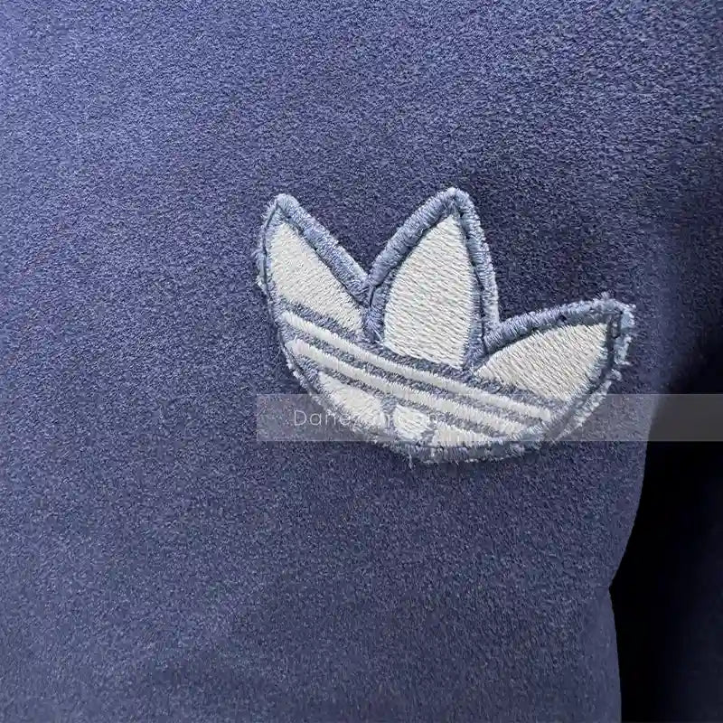 Adidas Chinese New Year Blue Jacket Jacket unisex detail view 7 | Dash Racegear — Adidas blue track jacket celebrating the Chinese New Year collection