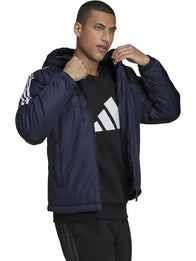 Adidas Men’s Essentials Insulated Hooded Jacket Jacket unisex detail view 2 | Dash Racegear — Men’s Essentials Hooded Jacket – Adidas Insulated Comfort