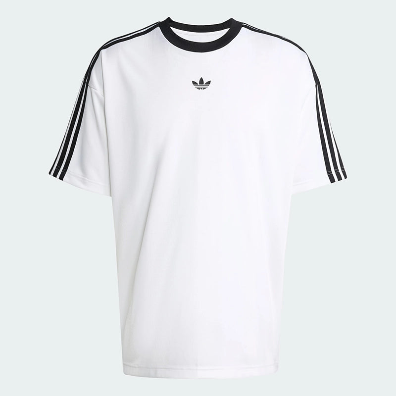 Adidas Adicolor Jersey Jersey unisex front product view | Dash Racegear — White Adidas Adicolor 2025 unisex jersey for casual wear