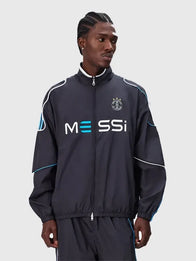 Kith & Messi for Adidas Football Track Jacket Jacket unisex detail view 3 | Dash Racegear — Adidas Football 2026 track jacket featuring Kith and Messi collaboration influence with simple athletic style.