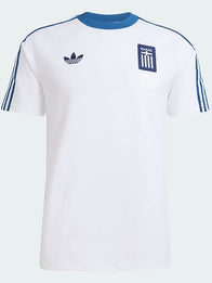 Adidas Greece T-Shirt Shirt unisex detail view 4 | Dash Racegear — Adidas Greece White 2026 T-Shirt for Men & Women sleek minimalist design soft comfort fit for daily training and travel use