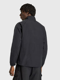 Adidas Inter Miami CF Anthem Jacket Jacket unisex detail view 2 | Dash Racegear — Unisex Adidas Inter Miami CF Black Anthem Jacket, ideal for cheering on the pitch or everyday wear.
