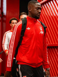 Adidas LFC 2025/26 Track Jacket Jacket unisex front product view | Dash Racegear — Adidas Liverpool FC 2025/26 Red Track Jacket Unisex bold club red design with zip comfort for sporty everyday streetwear