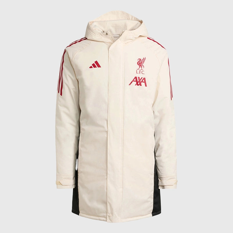 LFC Adidas 25/26 Domestic Long Match Day Jacket Jacket unisex detail view 10 | Dash Racegear — Lightweight match day jacket from Adidas and Liverpool for 2025/26 domestic use