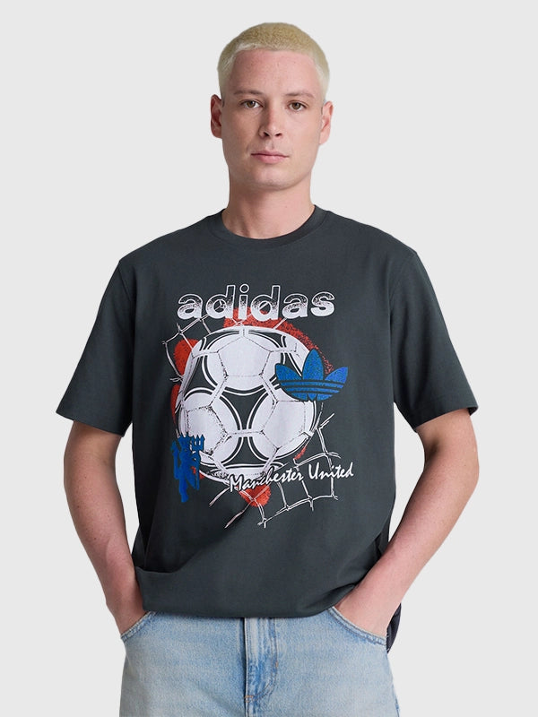 Manchester United x Adidas Graphic T-Shirt Shirt unisex detail view 2 | Dash Racegear — Manchester United x Adidas graphic tee delivering premium comfort with bold contemporary styling.