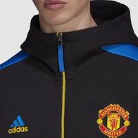 Manchester United Adidas Z.N.E. Anthem Jacket Jacket unisex detail view 3 | Dash Racegear — Adidas Z.N.E. Anthem Jacket – Manchester United Fanwear Essentials