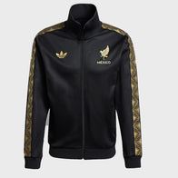 Adidas Mexico Gold Track Jacket Jacket unisex front product view | Dash Racegear — Mexico National Team Gold Track Jacket by Adidas
