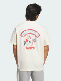 Adidas Chinese New Year SS26 T-Shirt Shirt unisex detail view 8 | Dash Racegear — Recreated Adidas LNY SS26 white crewneck T-shirt styled with a crisp finish and an easy, casual silhouette