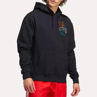 Adidas Peace Sign Hoodie Hoodie unisex detail view 3 | Dash Racegear — Adidas Peace Symbol Hoodie – Unique Blend of Sport and Fashion