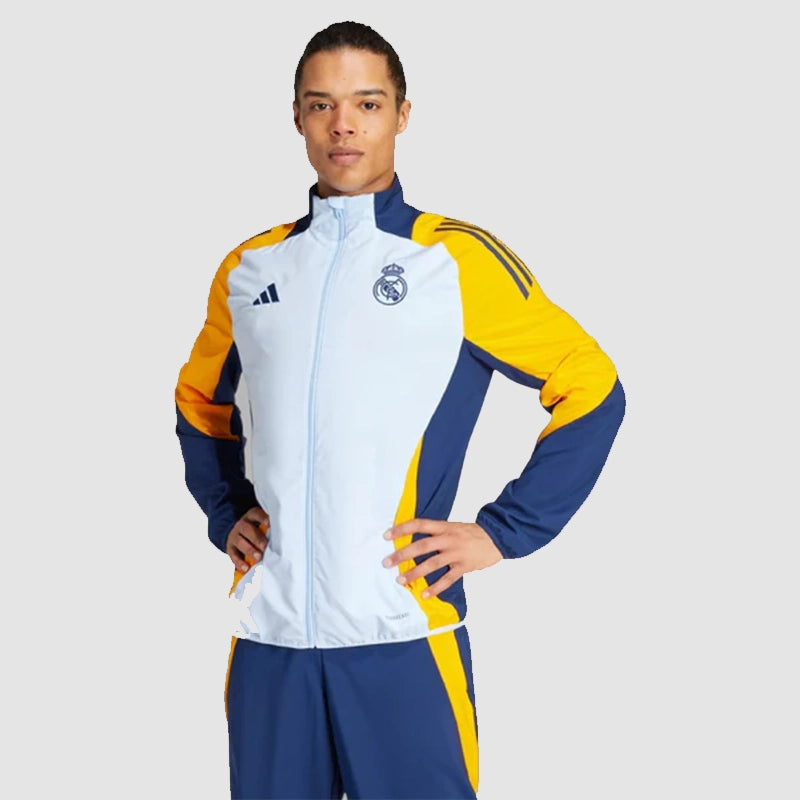 Adidas Real Madrid Training Presentation Jacket Jacket unisex detail view 2 | Dash Racegear — Presentation Jacket by Adidas – Real Madrid Training Version
