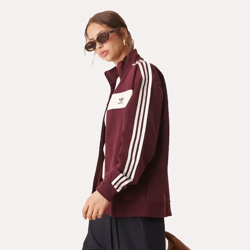Adidas Retro Track Jacket Jacket unisex detail view 3 | Dash Racegear — Adidas Throwback Fit – Classic Track Jacket Look