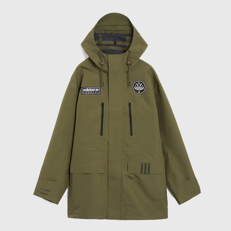 Adidas SPZL Sunnyhurst Anorak Jacket Jacket unisex front product view | Dash Racegear — Adidas SPZL Sunnyhurst Anorak Jacket 2025 Retro Streetwear