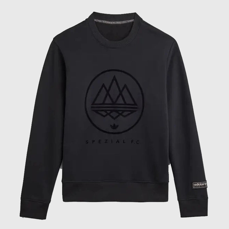 Adidas Spezial FC Crewneck Fashion Apparel unisex front product view | Dash Racegear — Adidas Spezial FC pullover crewneck