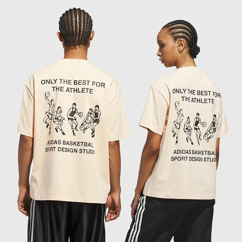 Adidas Sport Design GFX T-Shirt Shirt unisex front product view | Dash Racegear — Performance Adidas GFX Sport Design T-Shirt for Training
